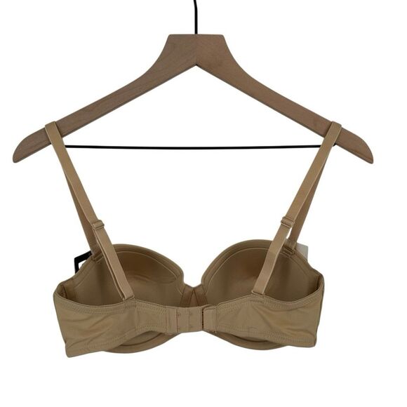 Maidenform Self-Expressions Stay Put Strapless Underwire Bra 34D Tan Nude NWT - Picture 4 of 10